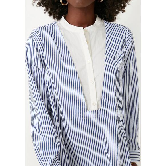 TUCKERNUCK Pomander Place Blue Striped Lottie Dress NWT Size Large - Picture 5 of 11